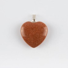 Toyigoo Ieg™ Kahve Yıldız Kalpli Doğaltaş Kolye Ucu