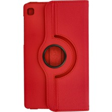 Toyigoo Ieg™  Samsung Galaxy T220 Tab A7 Lite 8.7 Kılıf 360 Tablet Deri Kılıf - Kırmızı