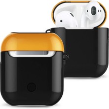 Toyigoo Ieg™  Airpods 2 (2.nesil) 3in1 Kılıf - Siyah-Sarı