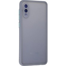 Toyigoo Ieg™  Samsung Galaxy A02 Kılıf Montreal Silikon Kapak - Gri