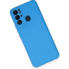Toyigoo Ieg™  Tecno Pova Neo Kılıf Nano Içi Kadife Silikon - Mavi
