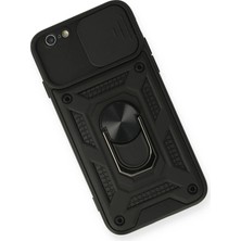 Toyigoo Ieg™  Iphone 6 Kılıf Pars Lens Yüzüklü Silikon - Siyah