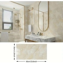 Toyigoo Ieg™ Sarı Mermer Desenli Alüminyum Duvar Sticker