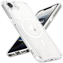 Toyigoo Ieg™  Iphone 16E Kılıf Magneticsafe Şeffaf Silikon - Şeffaf