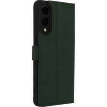 Toyigoo Ieg™  Samsung Galaxy S25 Edge Trend S Plus Kapaklı Kılıf - Koyu Yeşil