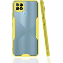 Toyigoo Ieg™  Realme C21 Kılıf Platin Silikon - Sarı