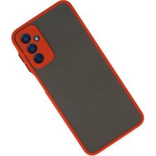 Toyigoo Ieg™  Samsung Galaxy M13 Kılıf Montreal Silikon Kapak - Kırmızı