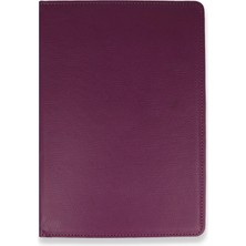 Toyigoo Ieg™  Samsung Galaxy T280 Tab A 7 Kılıf 360 Tablet Deri Kılıf - Mürdüm