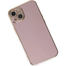 Toyigoo Ieg™  Iphone 15 Kılıf Volet Silikon - Mor