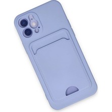 Toyigoo Ieg™  Iphone 12 Kılıf Kelvin Kartvizitli Silikon - Lila