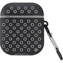 Toyigoo Ieg™  Airpods 2 (2.nesil) Spor Delikli Kılıf - Siyah-Gri