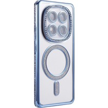 Toyigoo Ieg™  Xiaomi Redmi Note 14 Pro 5g Joke Simli Magneticsafe Kılıf - Mavi