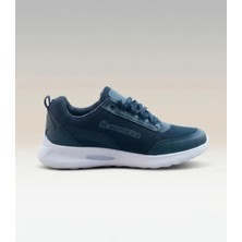 Unisex Somicks Marka Bağcıklı Mavi Spor Ayakkabısı