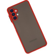 Toyigoo Ieg™  Samsung Galaxy A04S Kılıf Montreal Silikon Kapak - Kırmızı