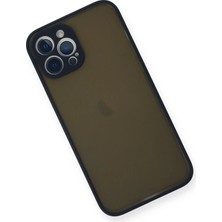 Toyigoo Ieg™  Iphone 12 Pro Kılıf Montreal Silikon Kapak - Lacivert