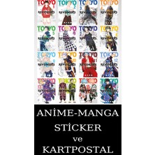 Gerekli Şeyler Yayıncılık Tokyo Revengers 1-2-3-4-5-6-7-8-9-10-11-12-13-14-15-16 Manga Seti (16 Kitap) / Anime-Manga Sticker ve Kartpostal Hediyeli