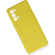 Toyigoo Ieg™  Oppo Reno 5 Pro Kılıf Nano Içi Kadife Silikon - Sarı
