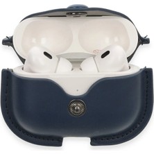 Toyigoo Ieg™  Airpods Pro 2 (2.nesil) Çanta Deri Kılıf - Lacivert