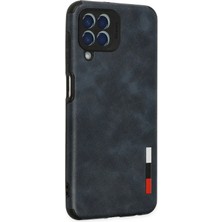 Toyigoo Ieg™  Samsung Galaxy M33 Kılıf Loop Deri Silikon - Lacivert