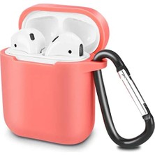 Toyigoo Ieg™  Airpods 2 (2.nesil) Sert Silikon Kılıf - Fuşya