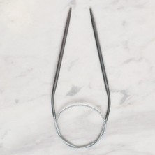 Nikaa Shop Loren Crafts 3,5 mm Çelik Misinalı Şiş  40 cm