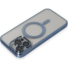Toyigoo Ieg™  Iphone 14 Pro Max Kılıf Kross Magneticsafe Kapak - Sierra Blue