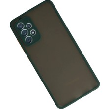 Toyigoo Ieg™  Samsung Galaxy A72 Kılıf Montreal Silikon Kapak - Koyu Yeşil