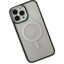 Toyigoo Ieg™  Iphone 15 Pro Kılıf Room Magneticsafe Silikon - Köknar Yeşili