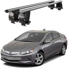 Today Auto Royal Chevrolet Volt (2010-2015) Uyumlu Gri Kilitli Ara Atkı Port Bagaj Tavan Barı