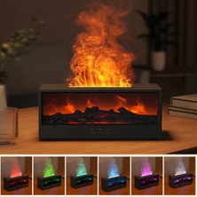 AyrStore Şömine Görünümlü Alev Efektli Hava Nemlendirici