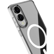 Toyigoo Ieg™  Samsung Galaxy S25 Edge Kılıf Magneticsafe Şeffaf Silikon - Şeffaf