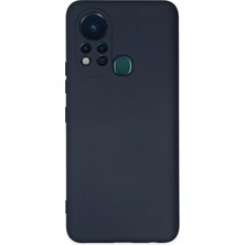 Toyigoo Ieg™  Infinix Hot 11S Kılıf Nano Içi Kadife Silikon - Lacivert