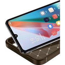 Toyigoo Ieg™  Realme 12 Lite Kılıf Auto Focus Karbon Kapak - Kahverengi