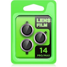 Toyigoo Ieg™  Iphone 14 Pro Max Raze Metal Kamera Lens - Gümüş