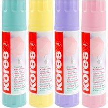 Kores Glue Stick Pastel 20GR Glue Stickyapıştırıcı (12'li Ekonomik Paket)