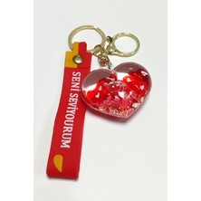 Toyigoo Ieg™ Kalp Seni Seviyorum Yazılı Silikon Anahtarlık