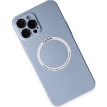 Toyigoo Ieg™  Iphone 12 Pro Kılıf Jack Magneticsafe Lens Silikon - Sierra Blue