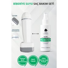 Elamour 120 Titanyum Iğneli Ayarlanabilir Dermastamp - Biberiye Suyu Dökülme Karşıtı 100ML - Saç Bakım Seti