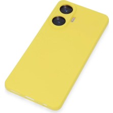 Toyigoo Ieg™  Realme C55 Kılıf Nano Içi Kadife Silikon - Sarı