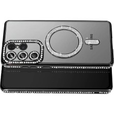 Toyigoo Ieg™  Samsung Galaxy S26 Ultra Joke Simli Magneticsafe Kılıf - Siyah