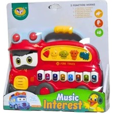 Toyigoo Ieg™ 855-109D Pilli Müzikli Otobüs -Zrv