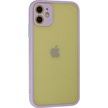 Toyigoo Ieg™  Iphone 11 Kılıf Montreal Silikon Kapak - Mor