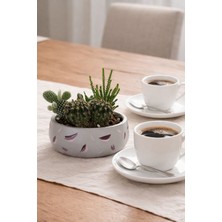 Atelier Lumira Line Dekoratif Beton Saksı