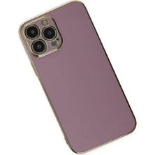 Toyigoo Ieg™  Iphone 14 Pro Max Kılıf Volet Silikon - Mor
