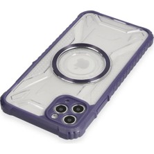 Toyigoo Ieg™  Iphone 11 Pro Max Kılıf Prag Magneticsafe Kapak - Derin Mor