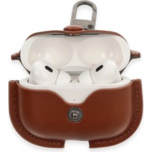 Toyigoo Ieg™  Airpods Pro 2 (2.nesil) Çanta Deri Kılıf - Taba