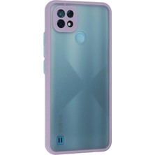 Toyigoo Ieg™  Realme C21 Kılıf Montreal Silikon Kapak - Mor