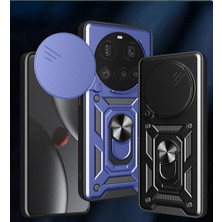 Toyigoo Ieg™  Xiaomi Mi 15 Ultra Kılıf Pars Lens Yüzüklü Silikon - Lacivert