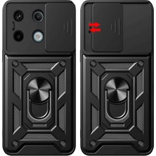 Toyigoo Ieg™  Xiaomi Redmi Note 13 Pro 4g Pars Lens Yüzüklü Silikon - Siyah