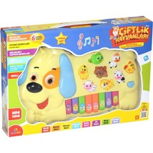 Toyigoo Ieg™ Işıklı Müzikli Köpek Görünümlü Piyano